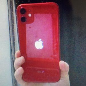 Red iphone 11